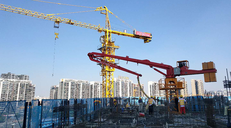 混凝土布料機筑造高樓-科尼樂集團，您正確的選擇