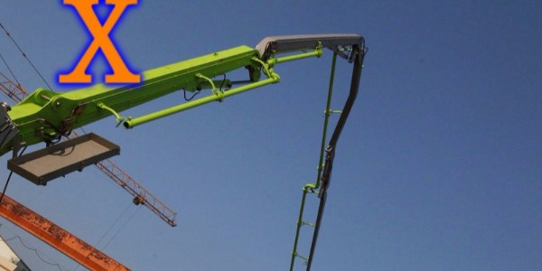 混凝土泵與混凝土布料機(jī)兩大戰(zhàn)神完美結(jié)合，讓您的工程完美收工